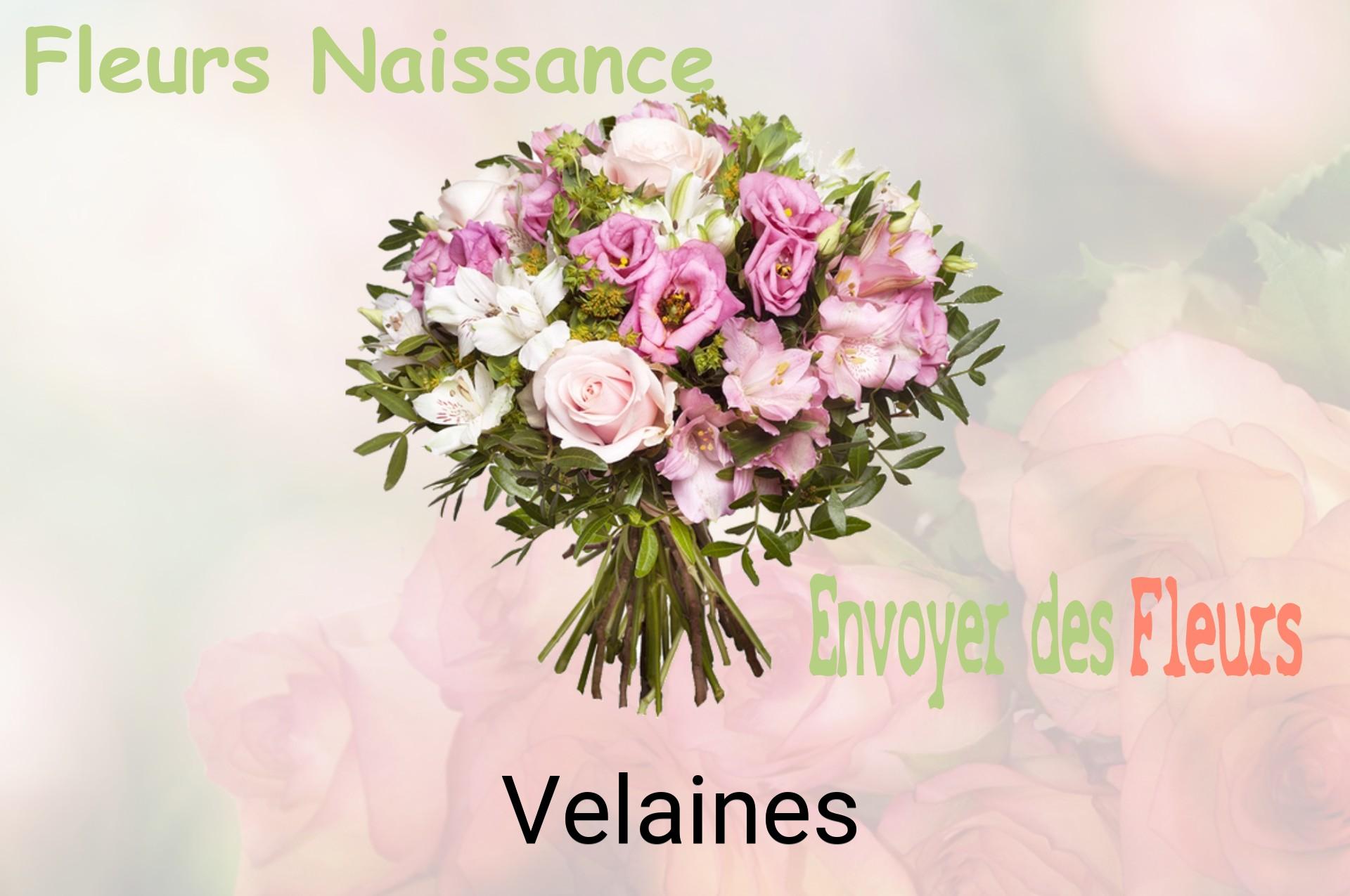 Bouquet de fleurs de naissance livré à Velaines